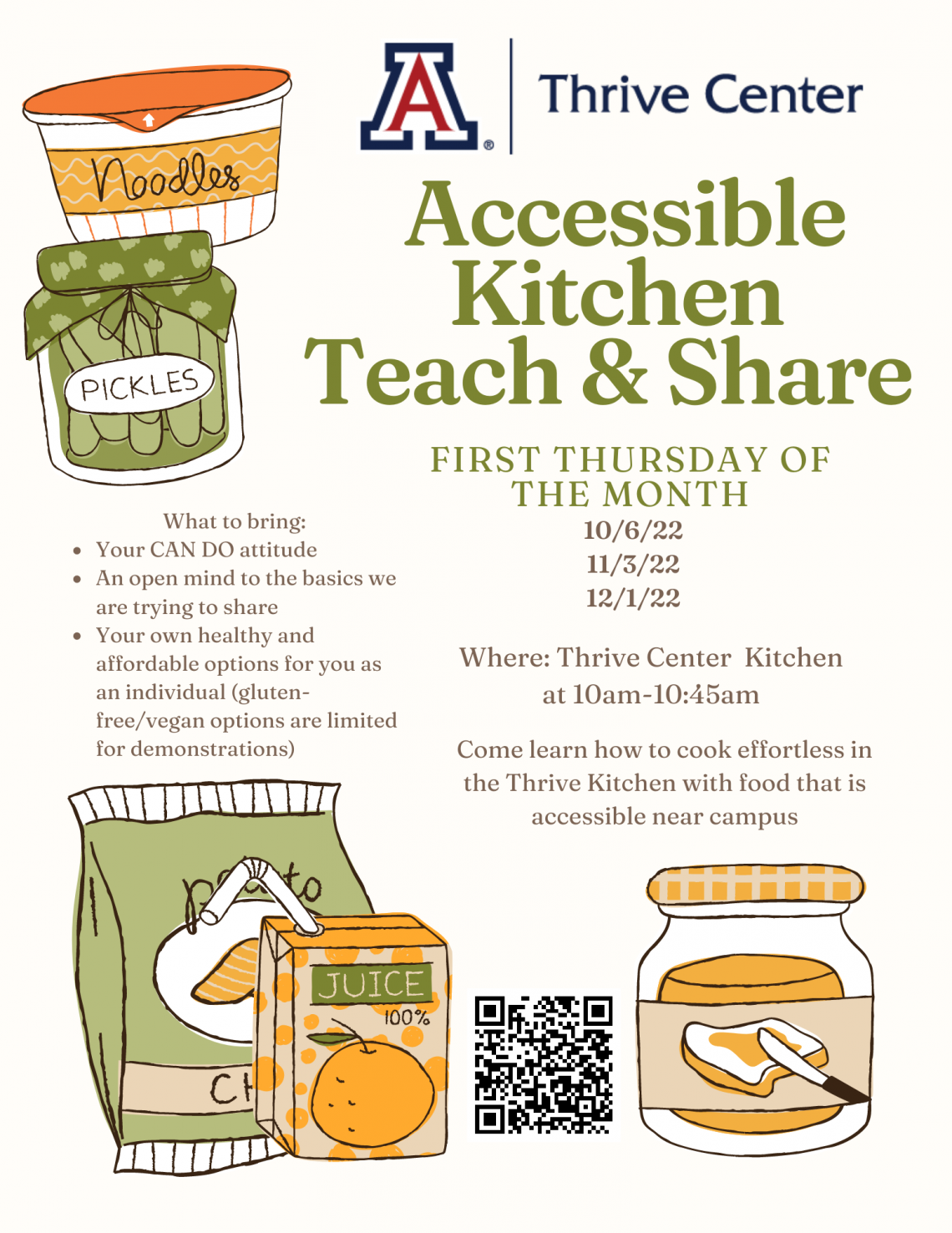 Accessible Kitchen Teach & Share Flyer