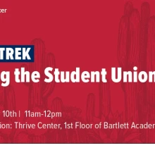 Thrive Trek: Visiting Student Union (4th Floor)