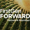 Barrel cactus in the background with white text that says FirstGen Forward Network Member